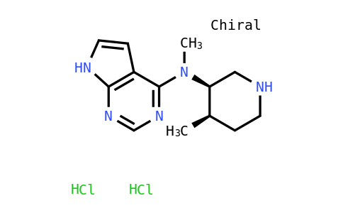 N-methyl-N-[(3R,4R)-4-methylpiperidin-3-YL]-7H-pyrrolo[2,3-D]pyrimidin-4-amine dihydrochloride