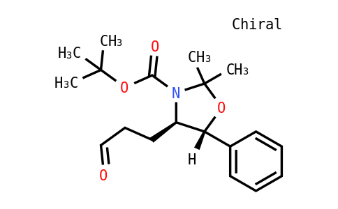 1,1-Dimethylethyl (4R,5R)-2,2-dimethyl-4-(3-oxopropyl)-5-phenyl-3-oxazolidinecarboxylate