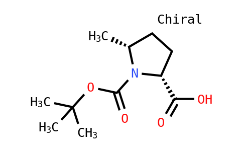 (2R,5R)-5-Methyl-1-[(2-methylpropan-2-YL)oxycarbonyl]pyrrolidine-2-carboxylic acid