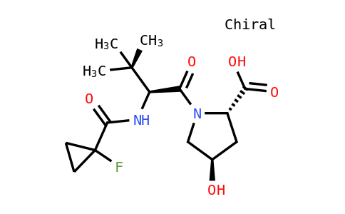L-Proline, N-[(1-fluorocyclopropyl)carbonyl]-3-methyl-L-valyl-4-hydroxy-, (4R)-