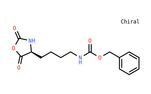 (S)-Benzyl (4-(2,5-dioxooxazolidin-4-YL)butyl)carbamate