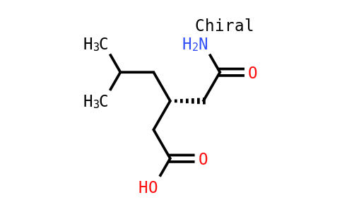 (R)-3-(2-amino-2-oxoethyl)-5-methylhexanoic acid