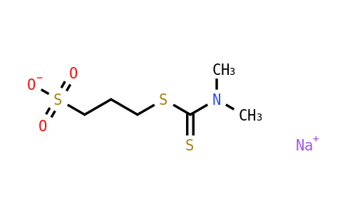 Sodium 3-(dimethylcarbamothioylsulfanyl)propane-1-sulfonate