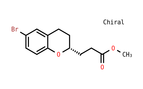 Methyl 3-[(2R)-6-bromo-3,4-dihydro-2H-chromen-2-YL]propanoate