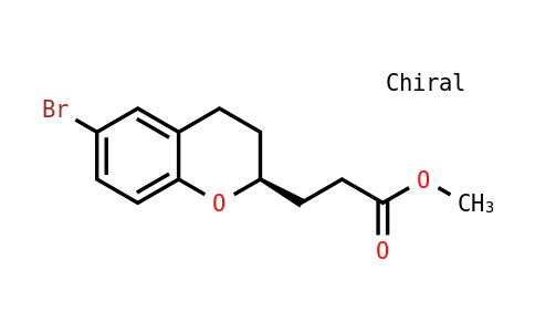 Methyl 3-[(2S)-6-bromo-3,4-dihydro-2H-chromen-2-YL]propanoate