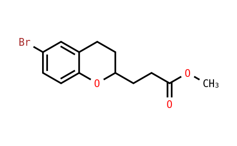 Methyl 3-(6-bromo-3,4-dihydro-2H-chromen-2-YL)propanoate