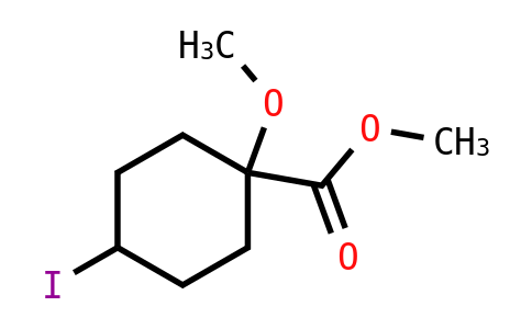 Methyl 4-iodo-1-methoxycyclohexane-1-carboxylate