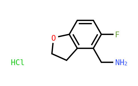 (5-Fluoro-2,3-dihydro-1-benzofuran-4-YL)methanamine hydrochloride