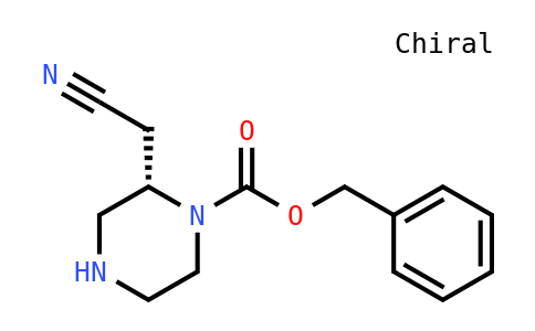 Benzyl (2S)-2-(cyanomethyl)piperazine-1-carboxylate