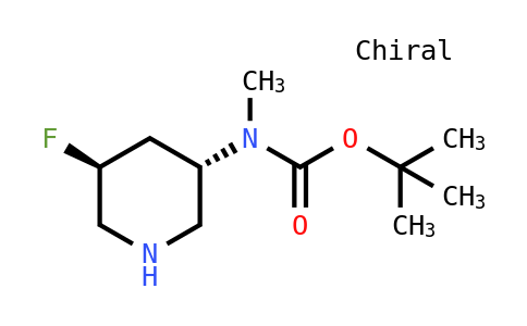 Tert-butyl N-[(3S,5S)-5-fluoropiperidin-3-YL]-N-methylcarbamate