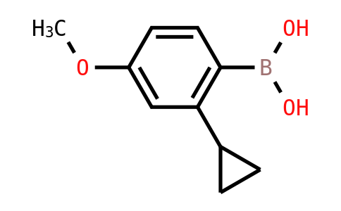 (2-cyclopropyl-4-methoxyphenyl)boronic acid