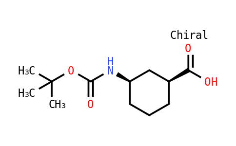 (1S,3R)-3-((Tert-butoxycarbonyl)amino)cyclohexanecarboxylic acid