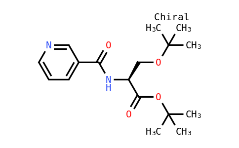 L-serine, O-(1,1-dimethylethyl)-N-(3-pyridinylcarbonyl)-, 1,1-dimethylethyl ester