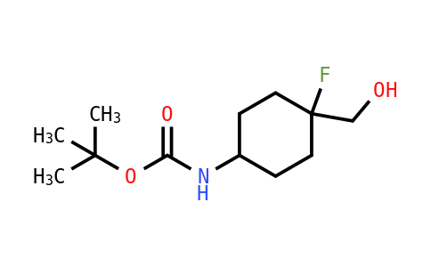 Tert-butyl N-[4-fluoro-4-(hydroxymethyl)cyclohexyl]carbamate