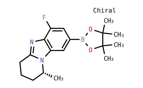 Pyrido[1,2-A]benzimidazole, 6-fluoro-1,2,3,4-tetrahydro-1-methyl-8-(4,4,5,5-tetramethyl-1,3,2-dioxaborolan-2-YL)-, (1R)-