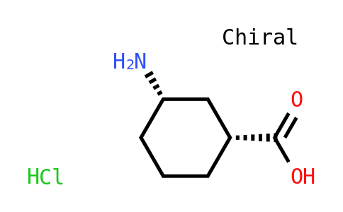 Cyclohexanecarboxylic acid, 3-amino-, hydrochloride , (1R,3S)-