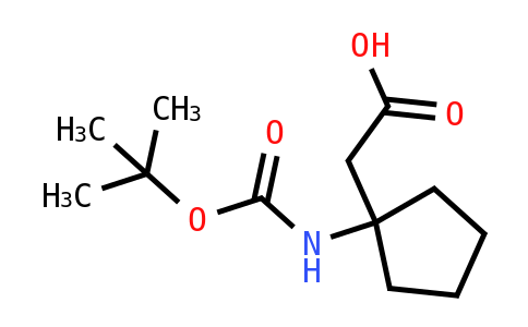 2-(1-((tert-Butoxycarbonyl)amino)cyclopentyl)acetic acid