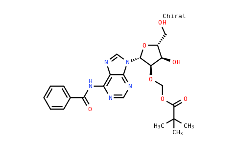 [(2R,3R,4R,5R)-2-(6-benzamidopurin-9-yl)-4-hydroxy-5-(hydroxymethyl)oxolan-3-yl]oxymethyl 2,2-dimethylpropanoate