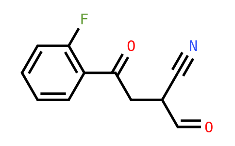 4-(2-Fluorophenyl)-2-formyl-4-oxobutyronitrile
