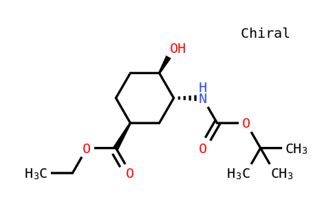 Ethyl (1S,3R,4R)-4-hydroxy-3-[(2-methylpropan-2-YL)oxycarbonylamino]cyclohexane-1-carboxylate