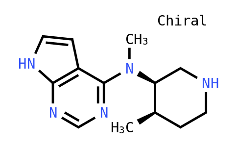 N-methyl-N-[(3R,4R)-4-methylpiperidin-3-YL]-7H-pyrrolo[2,3-D]pyrimidin-4-amine