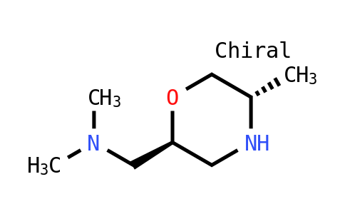 2-Morpholinemethanamine,N,N,5-trimethyl-,(2S,5S)-