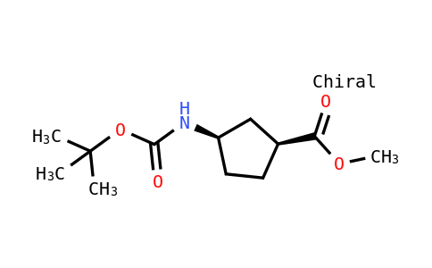 Methyl (1S,3R)-3-[(2-methylpropan-2-YL)oxycarbonylamino]cyclopentane-1-carboxylate