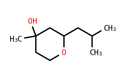 4-Methyl-2-(2-methylpropyl)oxan-4-ol