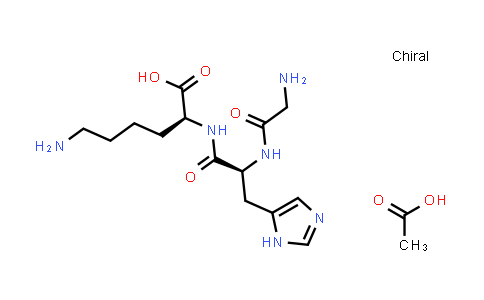 Gly-His-Lys Acetate Salt