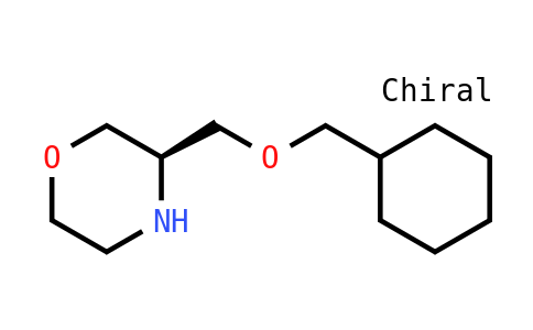 Morpholine, 3-[(cyclohexylmethoxy)methyl]-,(3R)-