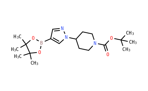 tert-butyl 4-[4-(4,4,5,5-tetramethyl-1,3,2-dioxaborolan-2-yl)pyrazol-1-yl]piperidine-1-carboxylate 
