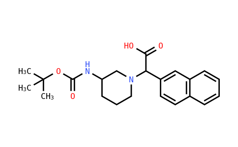 (3-Boc-amino-piperidin-1-yl)-naphthalen-2-yl-acetic acid