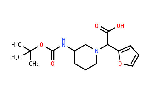 (3-Boc-amino-piperidin-1-yl)-furan-2-yl-acetic acid