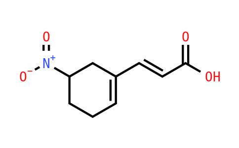 (E)-3-(5-Nitrocyclohexen-1-YL)prop-2-enoic acid