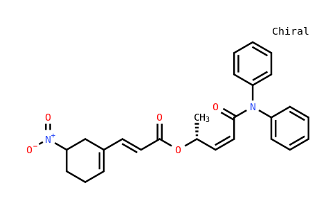 [(Z,2R)-5-Oxo-5-(N-phenylanilino)pent-3-EN-2-YL] (E)-3-(5-nitrocyclohexen-1-YL)prop-2-enoate