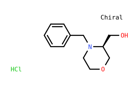3-Morpholinemethanol, 4-(phenylmethyl)-, hydrochloride  , (3S)-