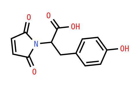 1H-Pyrrole-1-acetic acid, 2,5-dihydro-α-[(4-hydroxyphenyl)methyl]-2,5-dioxo