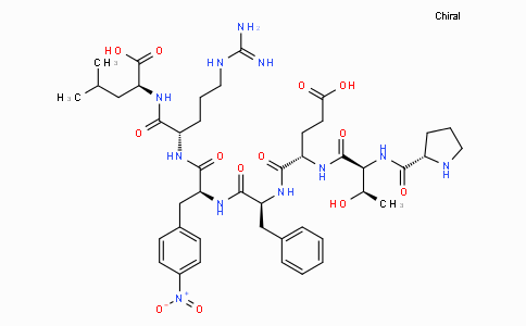 H-Pro-Thr-Glu-Phe-P-NITRO-Phe-Arg-Leu-OH