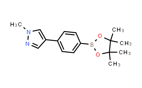 1-methyl-4-(4-(4,4,5,5-tetramethyl-1,3,2-dioxaborolan-2-yl)phenyl)-1H-pyrazole