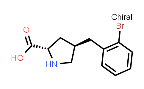 (2S,4R)-4-(2-Bromobenzyl)pyrrolidine-2-carboxylic acid