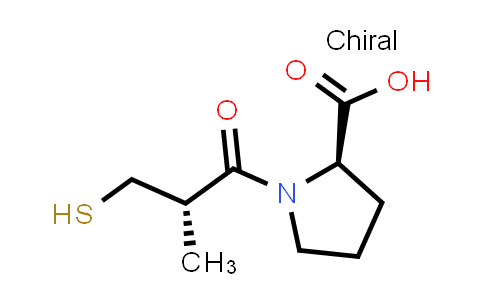 (R)-1-((S)-3-Mercapto-2-methylpropanoyl)pyrrolidine-2-carboxylic acid