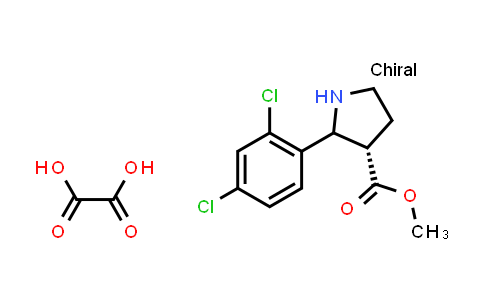 (3S)-Methyl 2-(2,4-dichlorophenyl)pyrrolidine-3-carboxylate oxalate