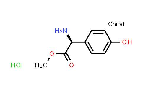 (S)-Methyl 2-amino-2-(4-hydroxyphenyl)acetate hydrochloride