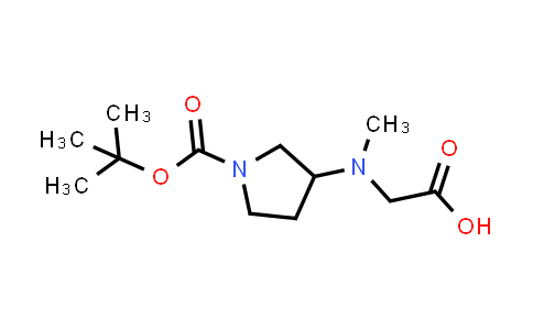 2-((1-(tert-Butoxycarbonyl)pyrrolidin-3-yl)(methyl)amino)acetic acid