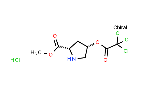 (2S,4S)-Methyl 4-(2,2,2-trichloroacetoxy)pyrrolidine-2-carboxylate hydrochloride