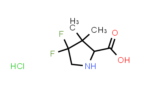 4,4-Difluoro-3,3-dimethylpyrrolidine-2-carboxylic acid hydrochloride