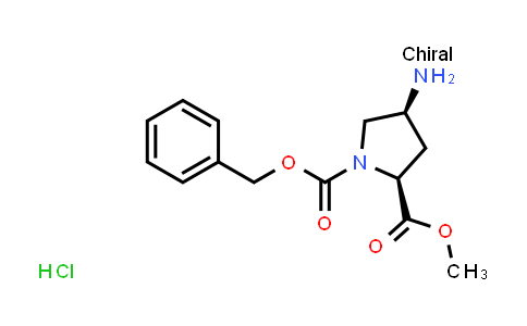 (2S,4S)-1-Benzyl 2-methyl 4-aminopyrrolidine-1,2-dicarboxylate hydrochloride