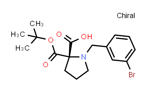 (S)-1-(3-Bromobenzyl)-2-(tert-butoxycarbonyl)pyrrolidine-2-carboxylic acid