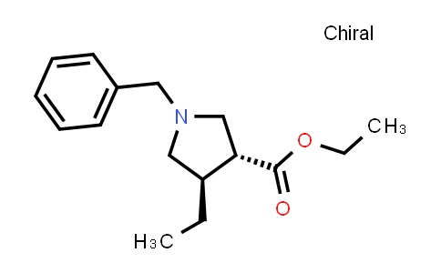 (3R,4R)-rel-Ethyl 1-benzyl-4-ethylpyrrolidine-3-carboxylate