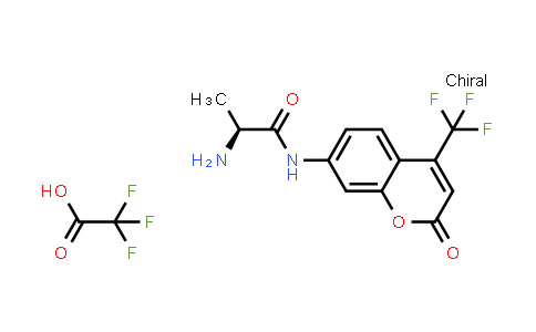 (S)-2-Amino-N-(2-oxo-4-(trifluoromethyl)-2H-chromen-7-yl)propanamide 2,2,2-trifluoroacetate